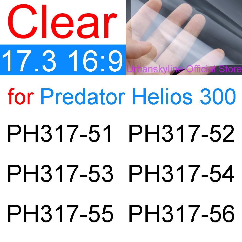 Screen Protector for Acer Predator Helios 300 500 700 Triton 300 500 SE 700 900 HD Clear Guard Matte Skin Film 14 15 16 17 17X 4