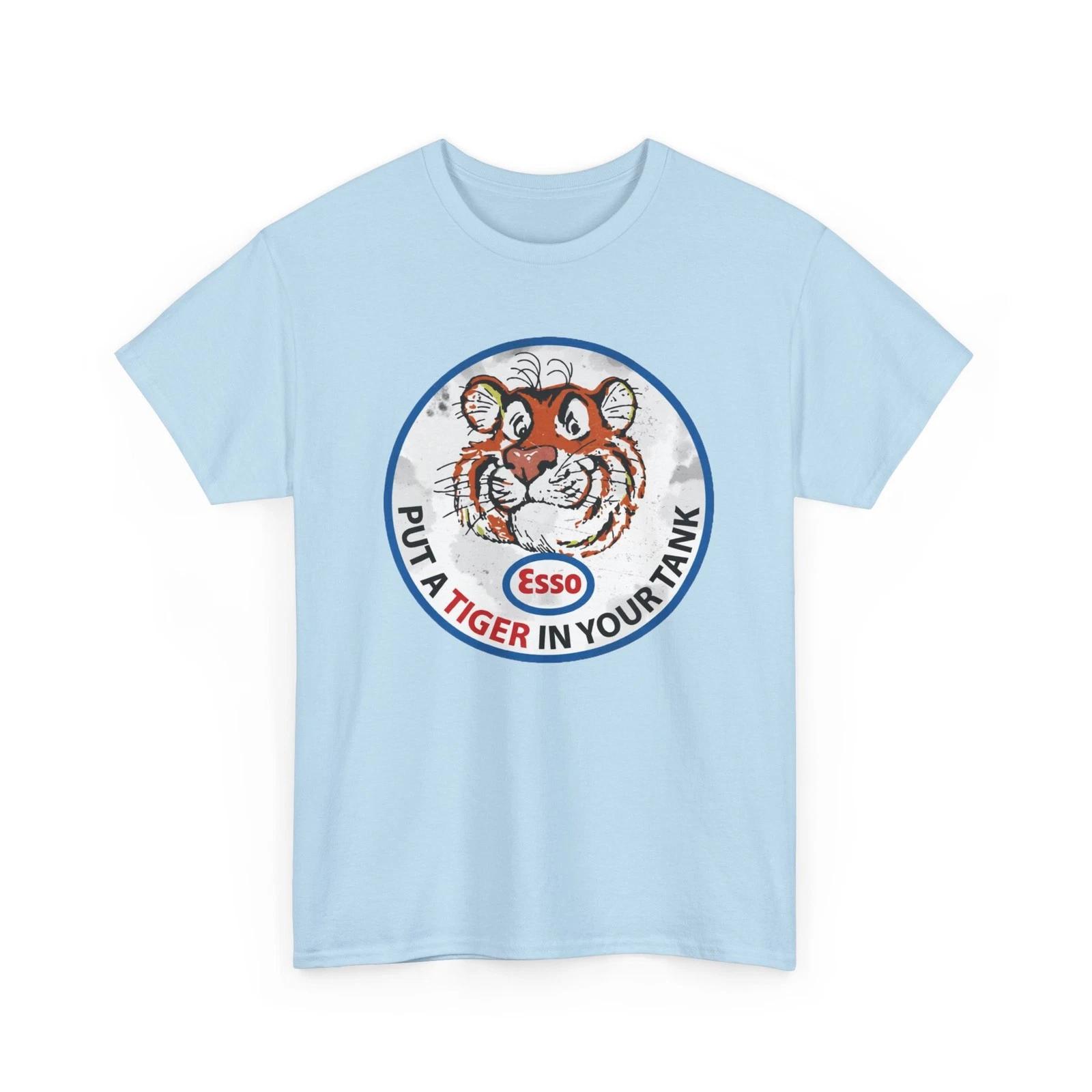 

Esso Gasoline Put a Tiger in Your Tank Print T shirt Classic Petrol Collectible 3XL