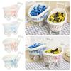 High Quality Hand-Woven Creative Small Cart 2 Styles Gift Imitation Rattan Woven Storage Flower Basket For Plant Home Wedding