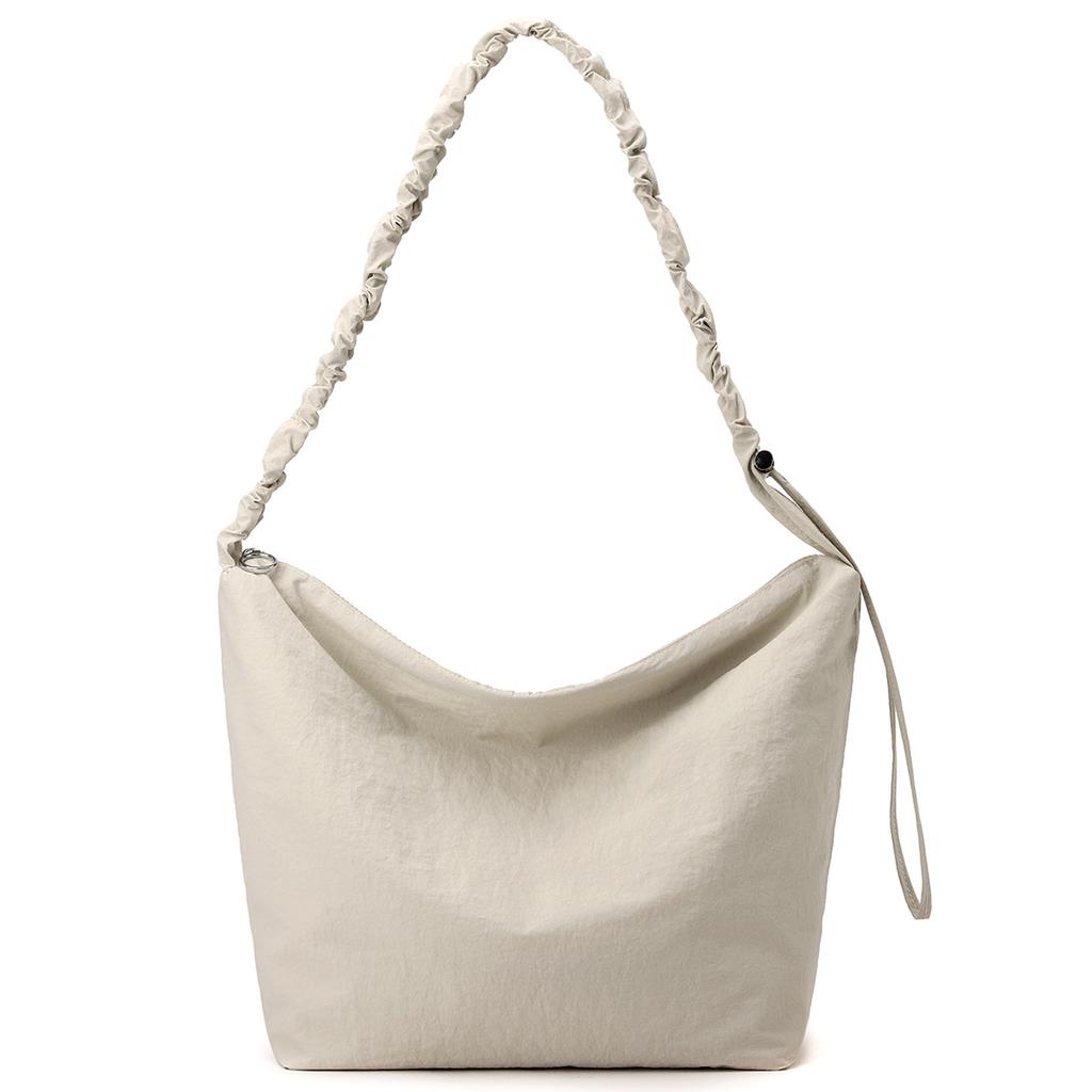 Nowa torba dużej pojemności torba listonoszka damski trend modowy miękka woskowa luźny styl torba shopperka literacka torba na ramię