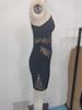 Black Lace Patchwork Sheer Evening Dress - European & American Bodycon Style