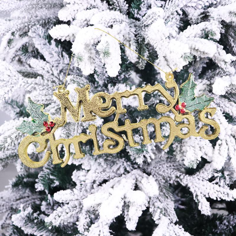 Temu Merry Christmas Tree Hanging Decoration Sign Pendant