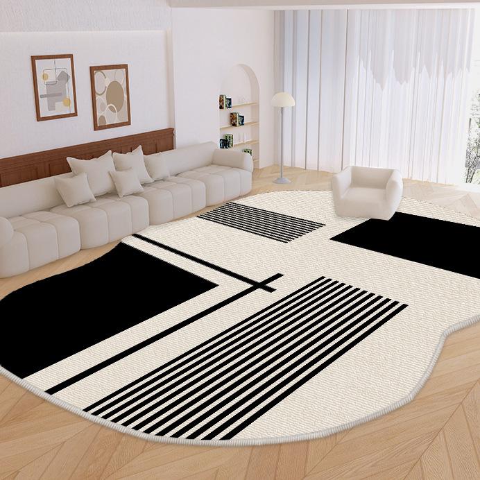 Living Room Irregular Carpet Simple and Anti Slip Sofa Office Mat Bedroom Coffee Table Carpet