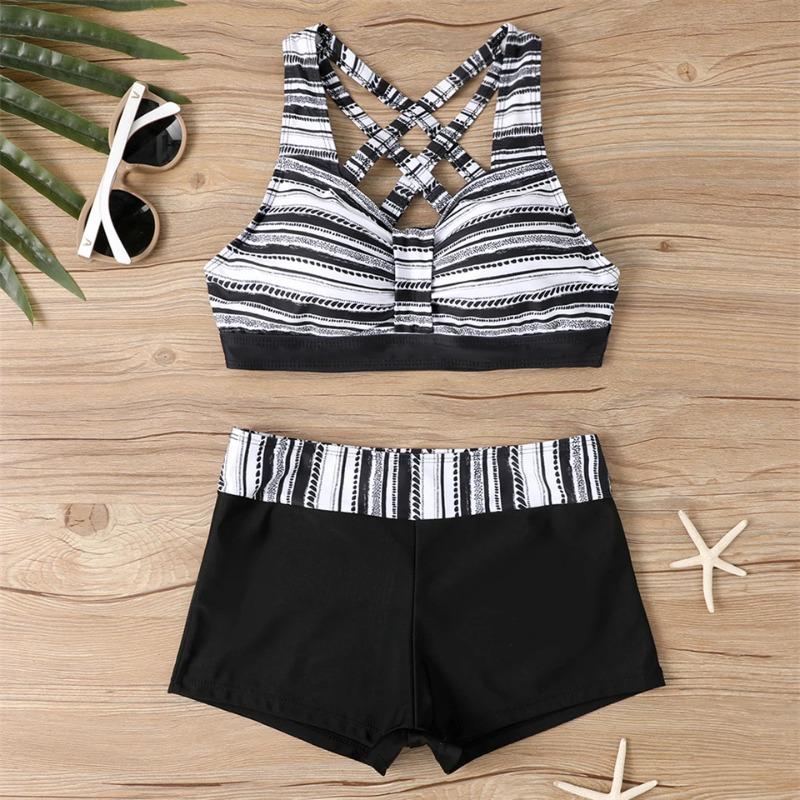 2026 High Waist Bikinis Women Sports Swimwear Print Bathing Suit Female Padded Beach Wear Bathers Swimming Swimsuit Summer