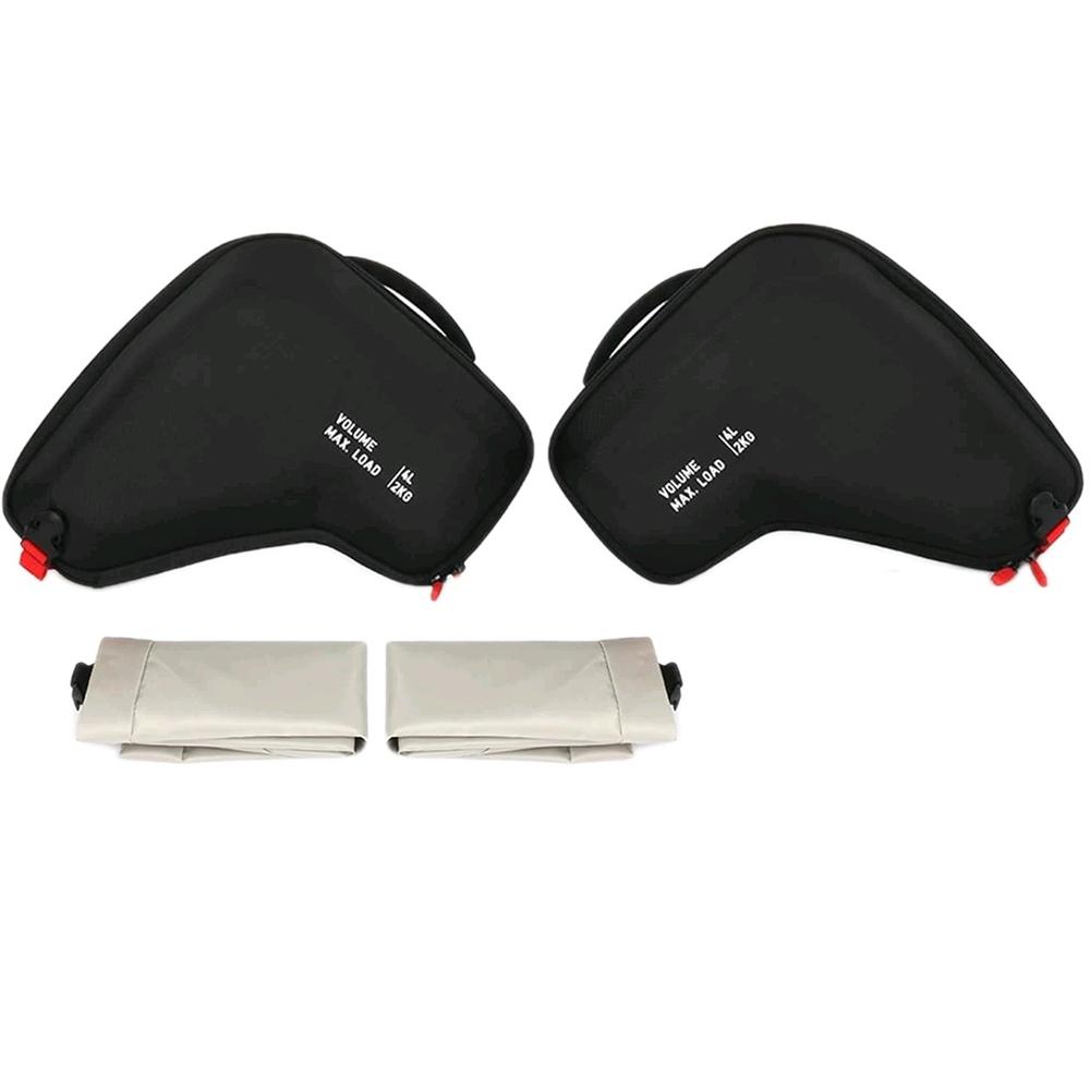 For BMW R1300GS Adv 4L Left Right Radiator Cowl Bags Side Storage Bag Waterproof