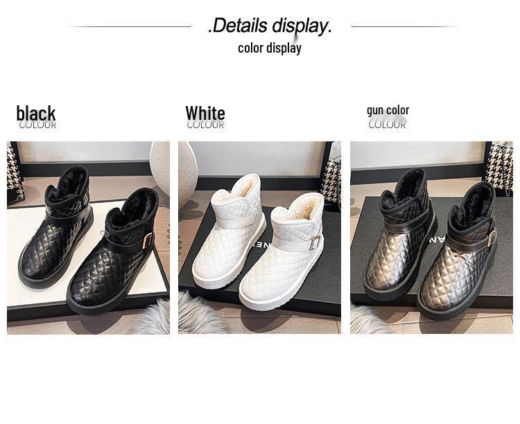 Women's White Mid-Calf Winter Nurse Boots - Soft Leather, Size 42 Plus, Perfect with Skirts