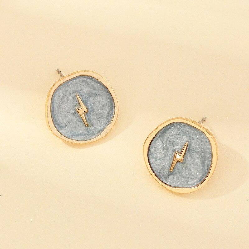 Latest Voguish Stylish Pendant Necklace Metal Alloy Drop Oil Love Heart Moon Lightning Necklaces Graceful Cute Women Round Gathering Party Event