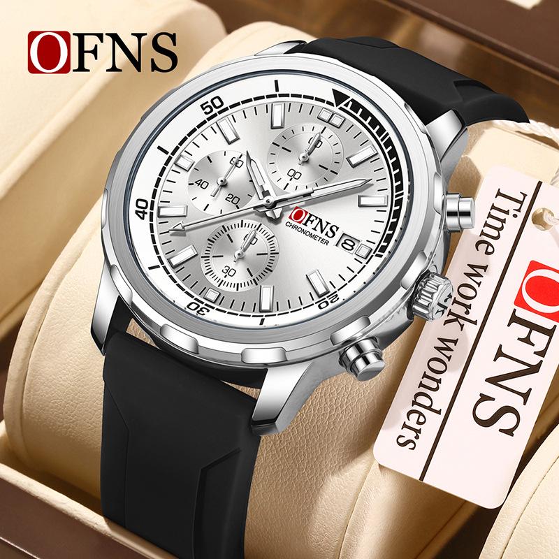 Oufanni Men's Waterproof Luminous Quartz Chronograph Watch