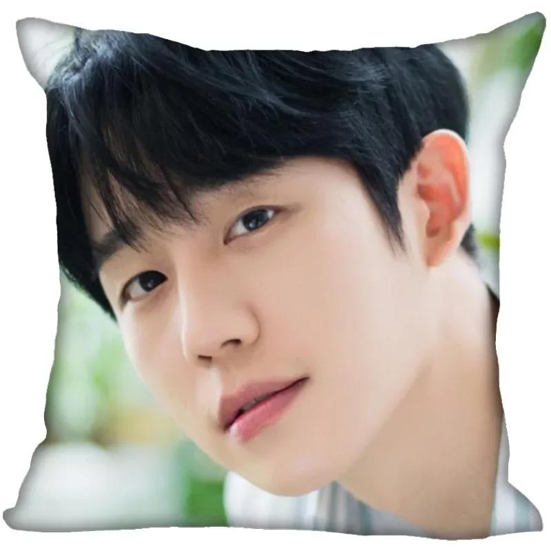 Jung Hae In Pillow Cover Bedroom Home Office Decorative Pillowcase Square Zipper Pillow Cases Satin Soft No Fade 0209