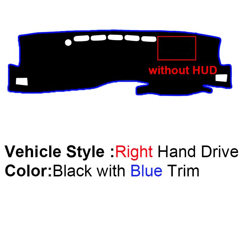 2 Layer Car Dashboard Cover Carpet For Toyota Avalon    LHD RHD Rug Pad Carpet Dashmat Sun Shade Car Decoration