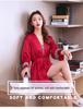 2024 Spring/Summer Women's Silk Pajama Set: Sexy Camisole & Thin Ice Silk Nightgown with Korean Style Robe