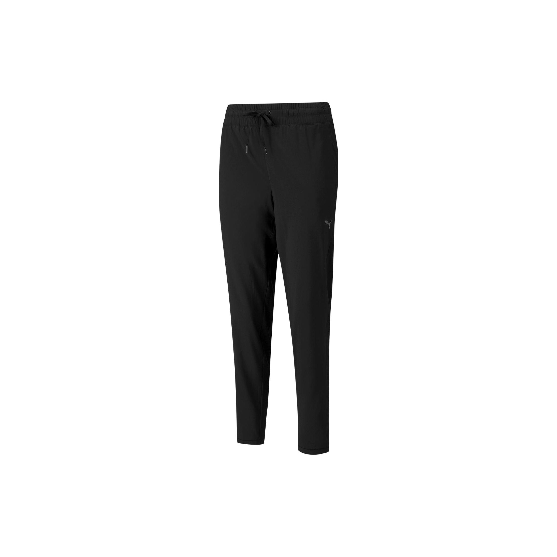 

Puma Yoga Series Solid Color Drawstring Yoga Pants Women Pants Black 521923-01 M
