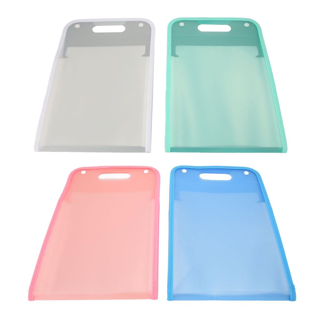 2pcs Vertical File Folders 13 Pockets Large Capacity  Document Folder Portable Plastic File Organi