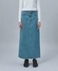 REST&RECREATION Denim Maxi Skirt - Blue