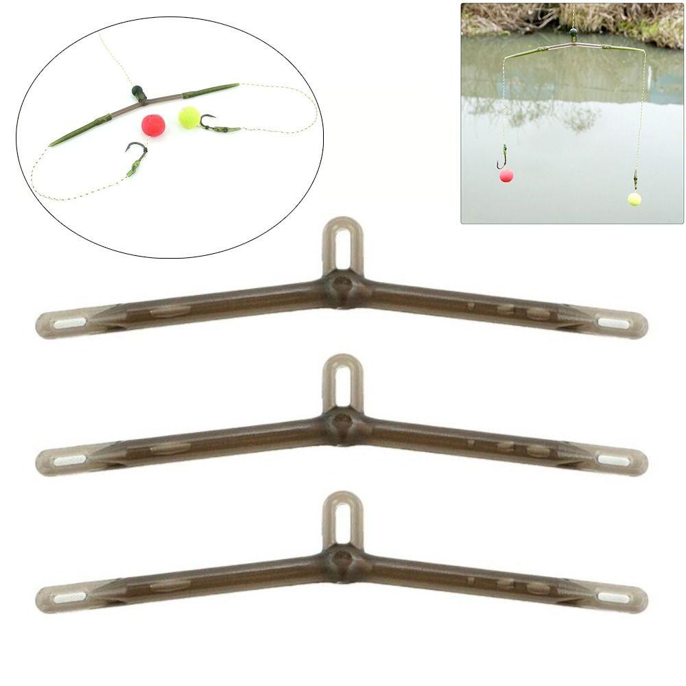 Fishing Line Space Bifurcation Anti Tangle Sleeves 2 Baits Fishing Hook Line Aligner Anti Tangle Fishing Accessories No Hooks