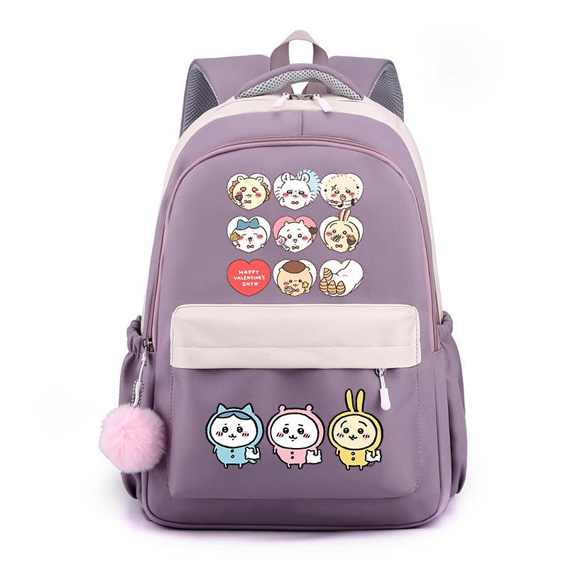 Chiikawa Cute Expression Bag Schoolbag Junior High School Student Backpack Men and Women Lightweight New Backpack