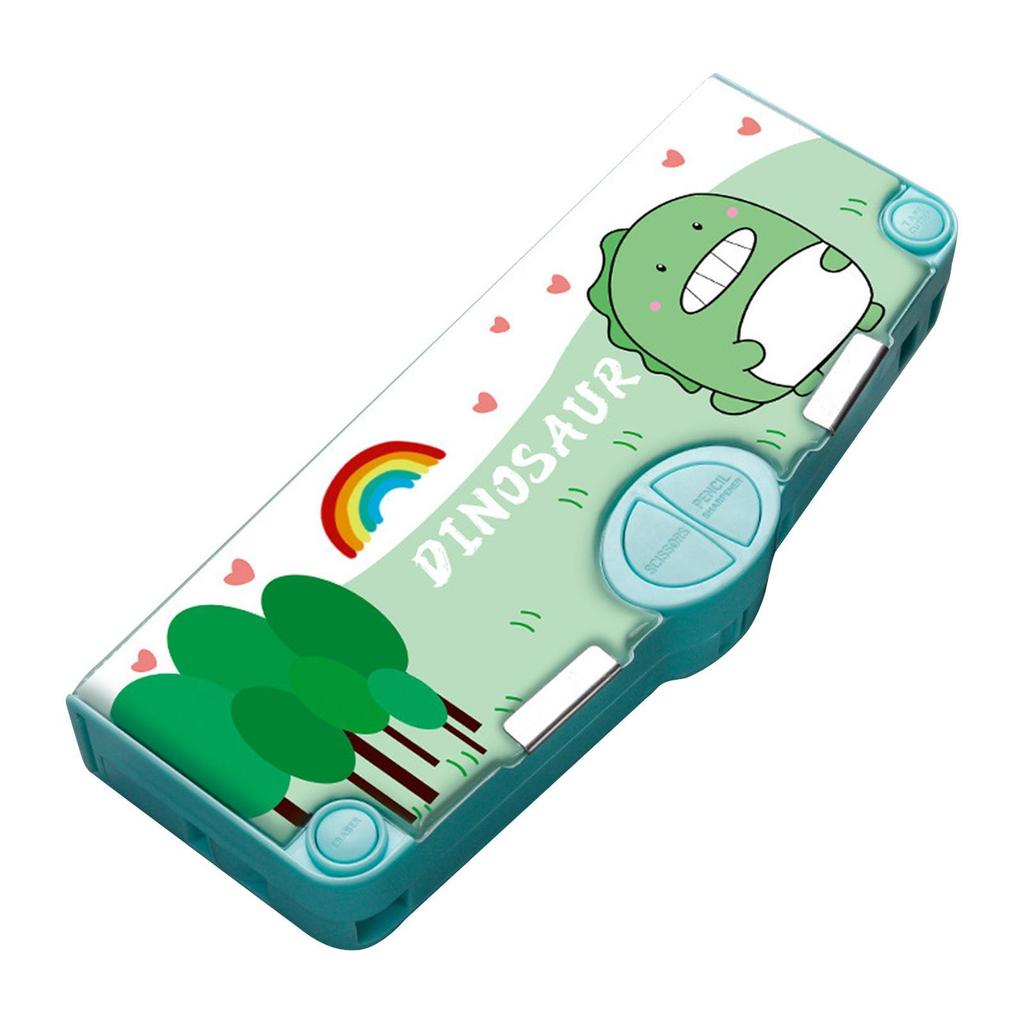 1Pc Multifunctional Pencil Box School Student Stationery Box Children Pencil Storage Box Novelty Large Capacity Pencil Case Gift