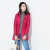Down jacket women's winter medium and long light and thin white duck down warm and thin fashion slim jacket