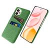 For Honor 400 5G (Global) Case Cloth+Hard PC Phone Cover with Dual Card Slots