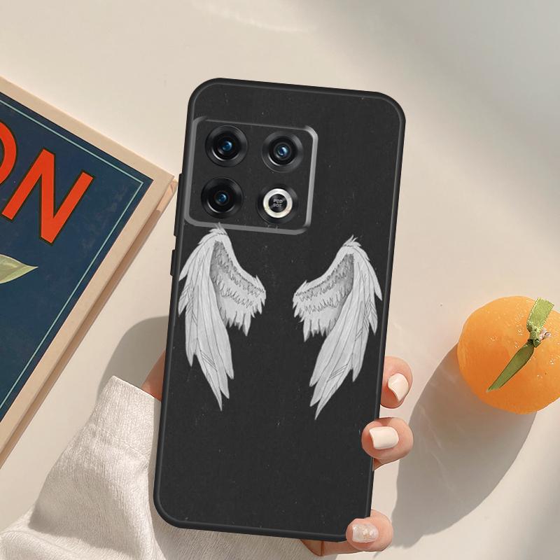 Fantasy Engel Mädchen Flügel Hülle Für OnePlus Nord 5 CE 2 3 4 Lite N20 N30 OnePlus 15 13 12 11 13T 10T 10R 12R 13R Abdeckung