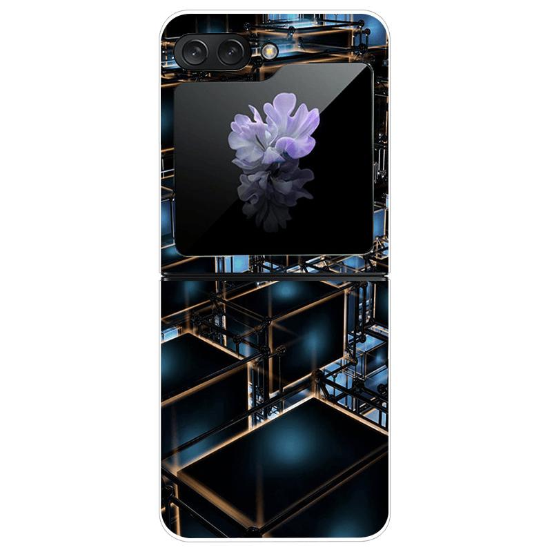 Clear Phone Case For Samsung Galaxy Z Flip7 Fashion Hard PC Silicone Cover For Galaxy Z Flip 7 5G ZFlip7 Transparent Protector