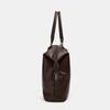 Commuter New Women's Handbag Large Capacity Shoulder Messenger Bag Fashionable Oily Leather Tote Bag Textured Soft Leather