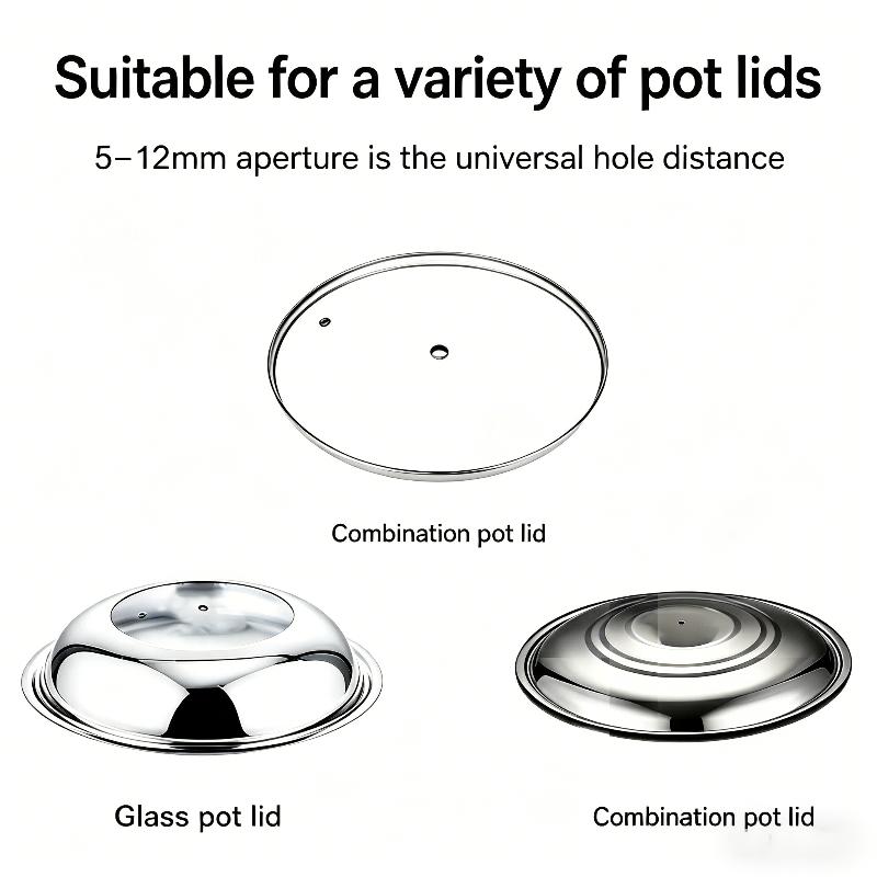 Heat Resistant Wooden Pot Lid Knobs Replacement Handles for 2L To 3L Pots Durable Grip for Home Cooking