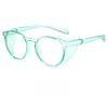 New Anti-blue, Anti-fog and Anti-sand Goggles Cross-border Small Round Frame Edge Flat Mirror Spot Wholesale