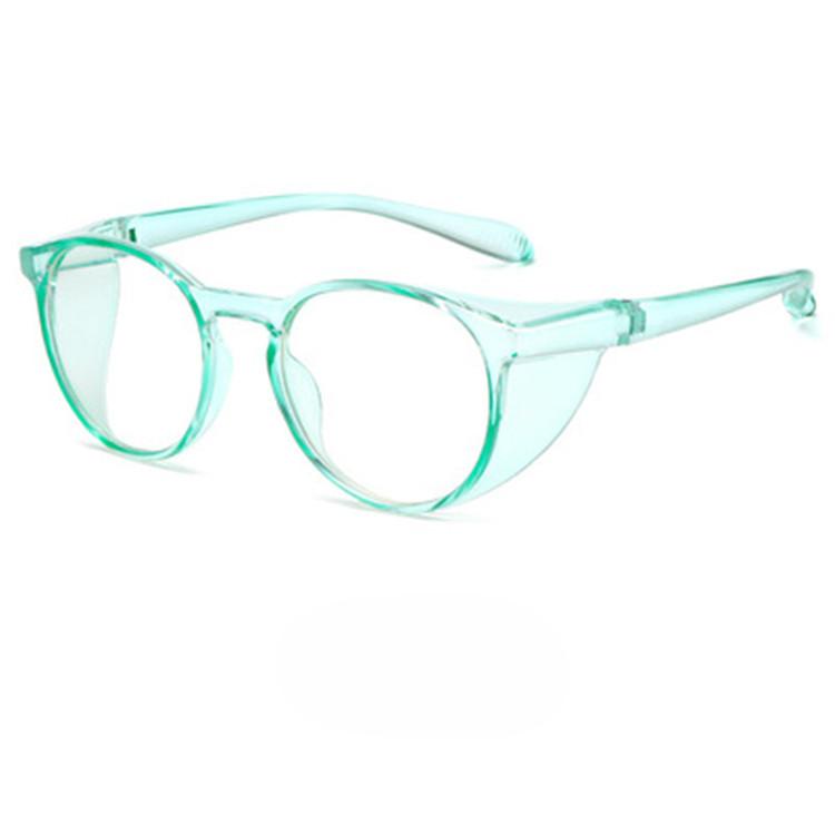 New Anti-blue, Anti-fog and Anti-sand Goggles Cross-border Small Round Frame Edge Flat Mirror Spot Wholesale