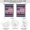 America 250th Birthday Garden Flag 12x18 1776 2026 America 250 Years Anniversary Yard Sign God Bless Usa Patriot House Flag No Flagstand