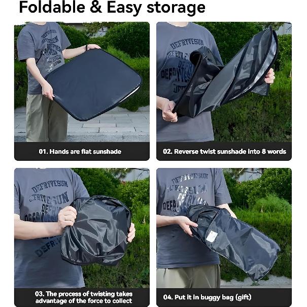 for BMW X5 Windshield Sun Shade - Foldable Windshield Cover Sun Shade X5 2014-2025 Accessories Protect Car from Sun Rays Overlapping UV Reflective