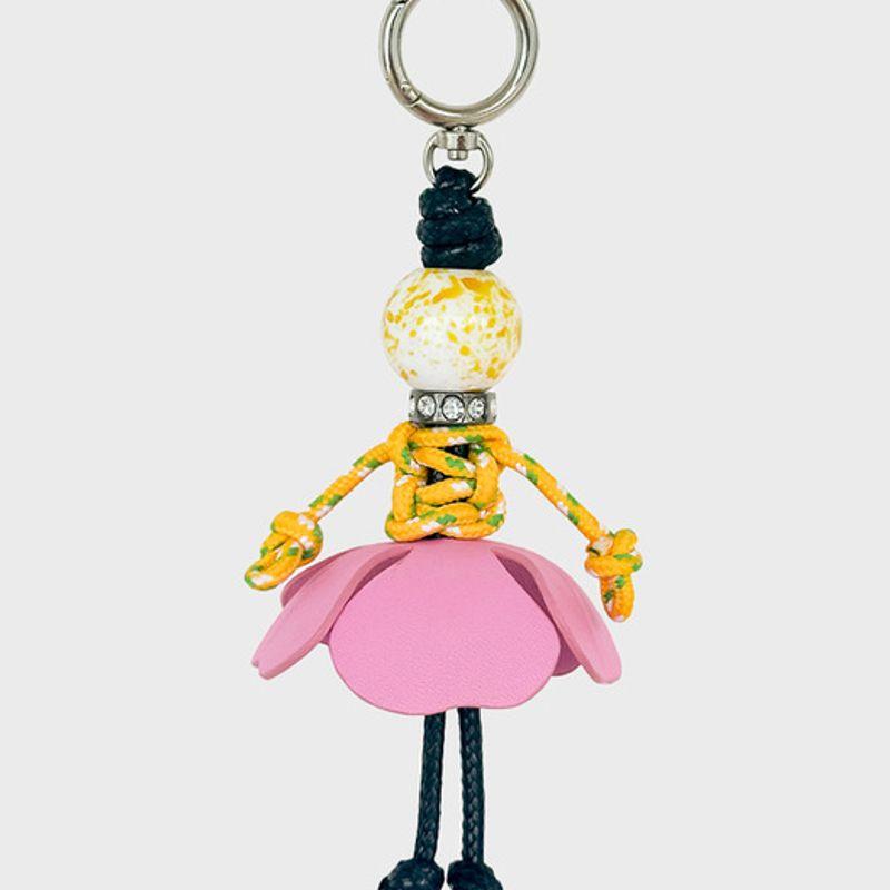 

VERRYTASTE Verry Girl/Boy Keyring - option 2 Yellow + Pink