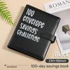 Cross-Border Exclusive Savings Challenge Loose-Leaf Notebook with 1-100 Cash Envelope Card Film