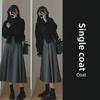 Women's 2024 Autumn French Style Long-Sleeve Short Coat & Midi Slim Skirt Suit