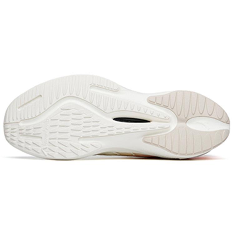 New Anta Cushioned Anti-Slip Wear-Resistant Breathable Lightweight Low-Top Running Shoes Men's White Orange 112225585-4