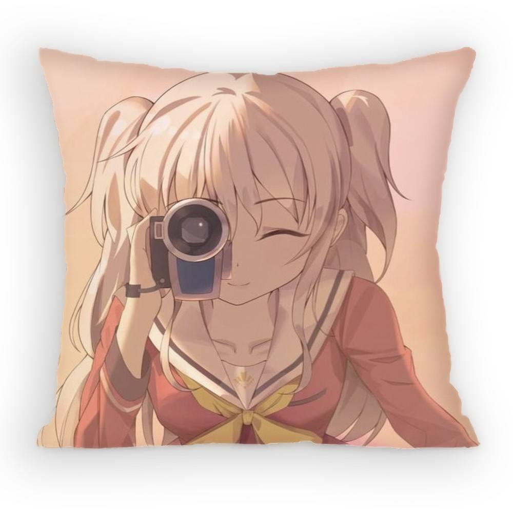 Charlotte Tomori Nao Pillow Case Sofa Living Room for Bedroom car Headboard Backrest Cushion Square Cushion Nap Time