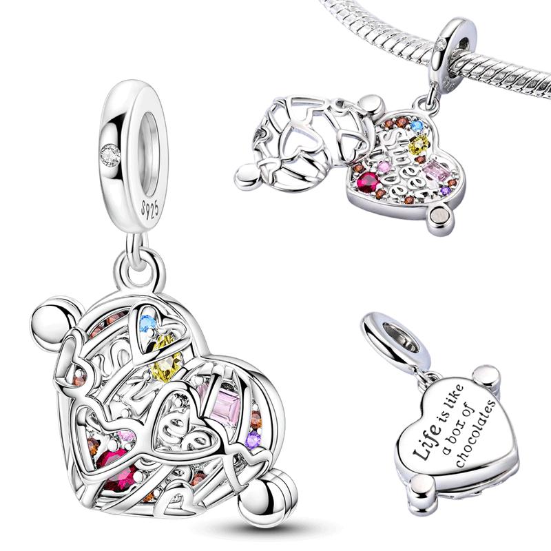 Matryoshka Doll Copper Can Be Opened And Closed Charms Pendant Fit Bracelet Jewelry Women Making Diy Gift Accessory