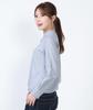 Seven Uniform GH7021-7 Gray Medium Long Sleeve Stand Collar Shirt with Oxford Closure, Restaurant Uniform