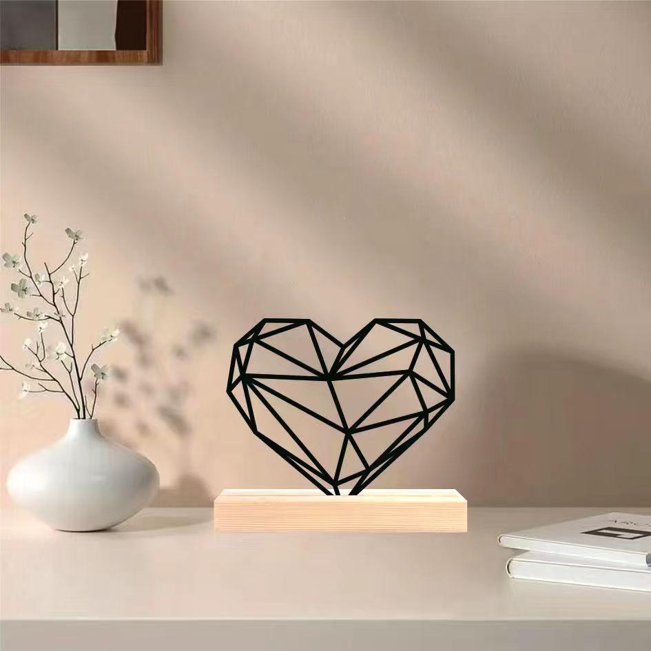 Kreuz Metallkunst Vase Wandbehang Dekoration - Minimalistische Blumenwanddekoration