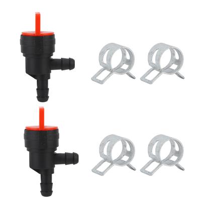 2 Pz Valvola di Intercettazione Carburante a 90 Gradi Adatta per Briggs & Stratton 698181 494539 697944