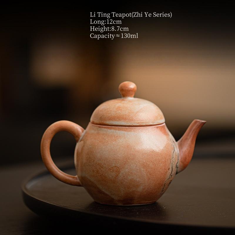 Chinese Retro Style Zhiye Fired Ceramic Teapot Kung Fu Tea Set Home And Office Tea Brewing Ceramic Tea Marker Tea Ceremony