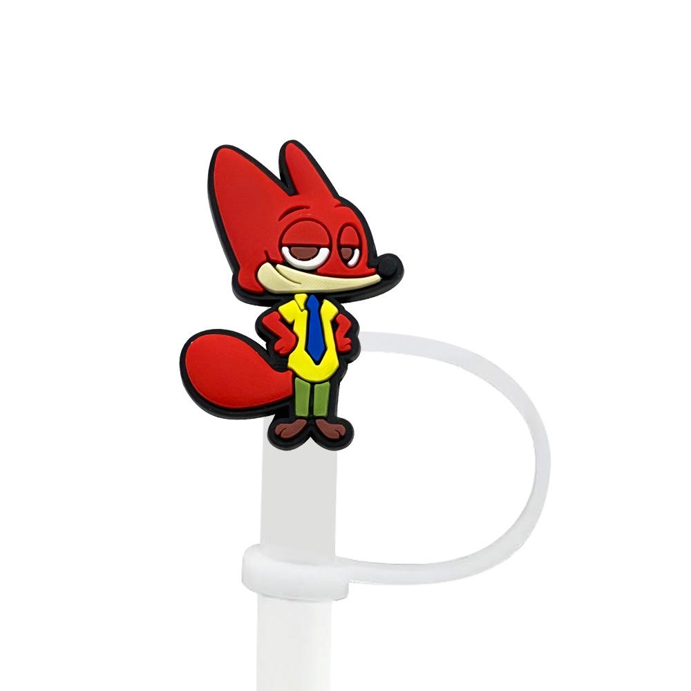 

Zootopia Cartoon Soft Rubber Straw Cap 8-10mm Dust Cover Plug