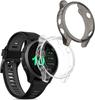 Garmin Forerunner 970 smartwatch case silicone 2 pack Black/Transparent
