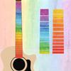 Electric Guitar Parts Ultra Thin Stickers Guitarra Accessories Cross Inlay Decals Fretboard Sticker