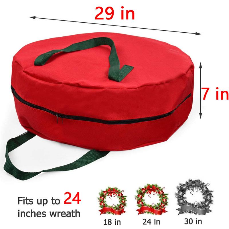 decorative wreath storage