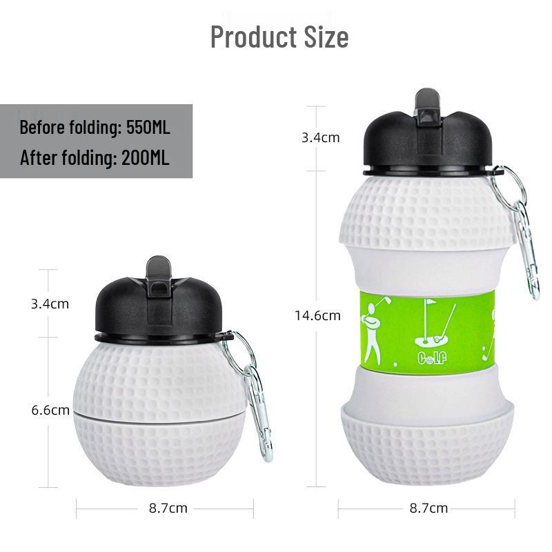 Portable Children's Sports Silicone Folding Water Cup