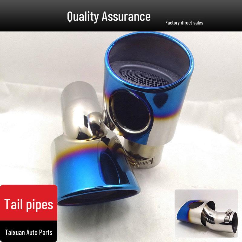 

15 Cruze New Fit Special Титановый синий глушитель Насадка Car Exhaust Pipe