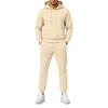 Men's Hooded Sweatshirt and Sweatpants Set Versatile Casual Athletic Outfit