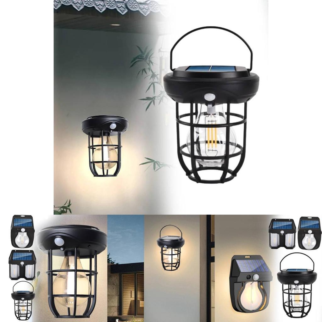 Chinese Knot Design Solar Wall Lamp With Ip65 Waterproof For Garden Villa