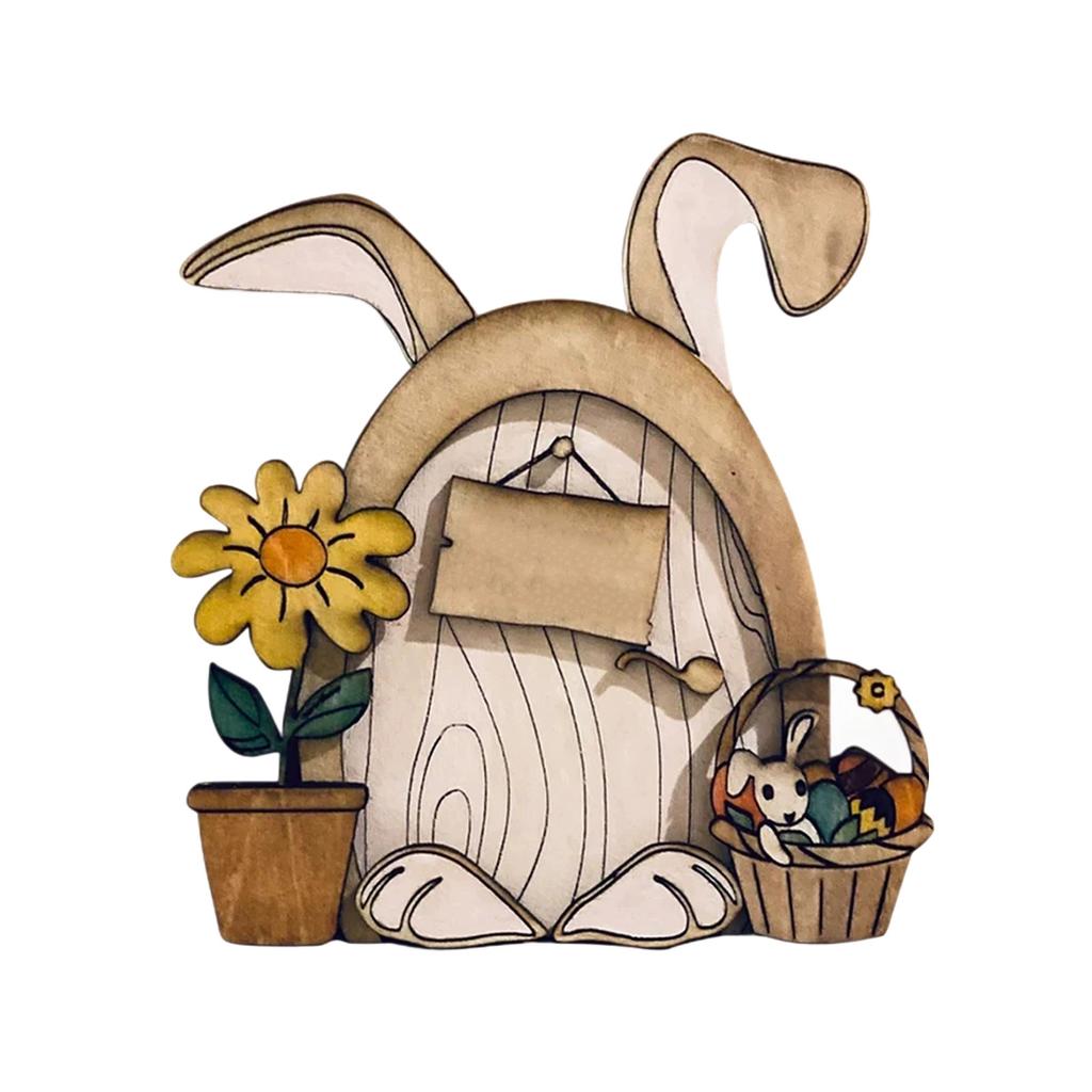 Fairies Door And Window,Elfs Door Fairies Tale Door Home Staircase Bedroom Decoration Garden Decoration Wooden Crafts